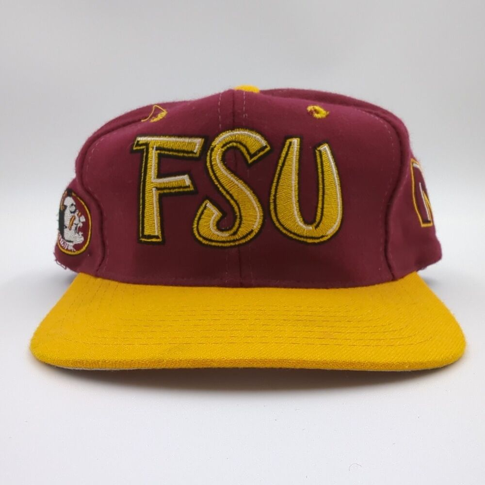 Vintage Drew Pearson FSU Florida State Bubble Graffiti Seminoles NCAA Snapback